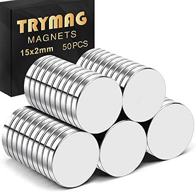 60pcs Small Magnets,Round for Refrigerator , Cylinder, Fridge , Office ,  Whiteboard , Durable Little Miniature Tiny Mini for Crafts