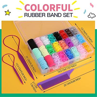 YGDZ Elastic Hair Bands, 1500 pcs Hair Ties, Small Ponytail Holders, Hair  Accessories Set for Girls, Women, Toddler, Ponytail Holders, Colorful  Rubber Bands for Hair - Yahoo Shopping