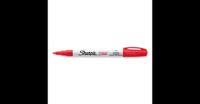 Sharpie Permanent Paint Marker Fine Point White 35543 