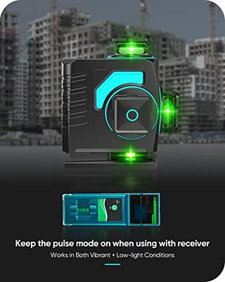 Laser Level, SHAWTY Bright Green Beam Cross Line with Self Leveling, Laser  Level Line Tool with Vertical and Horizontal Line, 360° Magnetic Pivoting