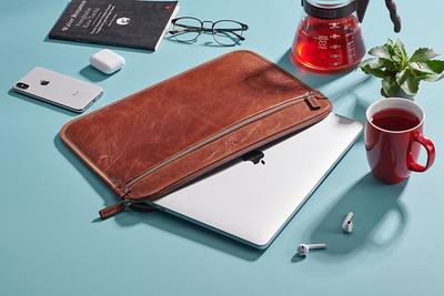 Leather Sleeve Case for New Macbook Air 15.3 or 13 Air /Pro / 14 Pro / 15  Pro Vertical