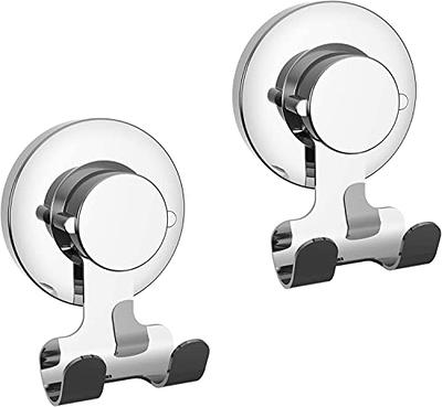 Shower Suction Cup Hooks, LUXEAR 4 Pack Razor Holder for Inside