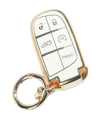 LEERLY Key Fob Cover for Cadillac Accessories, Key Case with Key