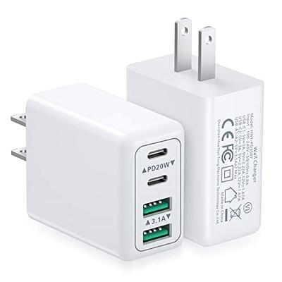 Chargeur multi-port GaN 100W double USB + double USB-C/Type-C avec