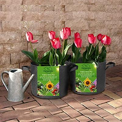 Grow Bags, Strawberry Planter Bags With Handles, Heavy Duty Fabric