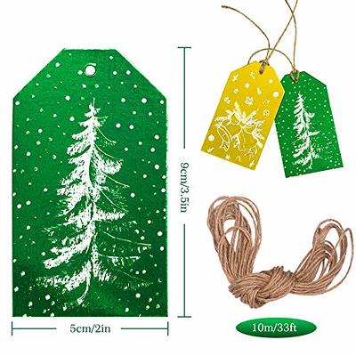 80-Count Large Foil Christmas Gift Tag Stickers, 8 Jumbo Designs - Xmas to  and from Christmas Name Tags for Wrapping-Holiday Present self-Adhesive