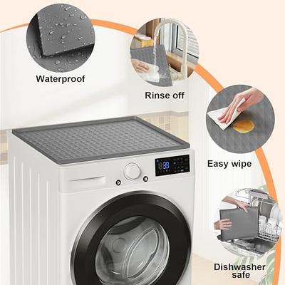 Washer and Dryer Covers Protector Mat Washing Machine Dryer Cover for  the-Top;