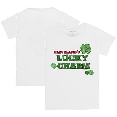 Youth Tiny Turnip White Cleveland Guardians Clemente T-Shirt