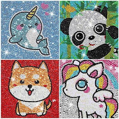 5d Diamond Painting Kit For Kids Beginners Diy Cartoon Kids Diamond Art  Full Drill Crystal Rhinestone