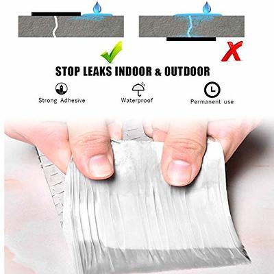 360Tronics Waterproof Butyl Tape 2 x 16ft, Upgraded Outdoor All-Weather  Leak Proof Aluminum Foil Tape with Butyl Rubber Adhesive for Roof Crack,  RV, Awning, Gutters Leakage Patching - Yahoo Shopping