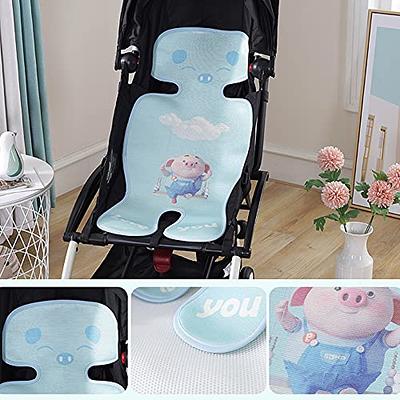 Felenny Baby Car Seat Cooler Pad Summer Chair Ice Cushion Baby Car Seat  Cooler Pad Carseat and Stroller Cooling Pad for Stroller High Chair 26.8in  *