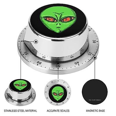 Magnetic Retro Kitchen Timer, Kitchen Countdown Cooking Timer Mechanical  Timer Reminder Studying Round Clock For Time Management[white]