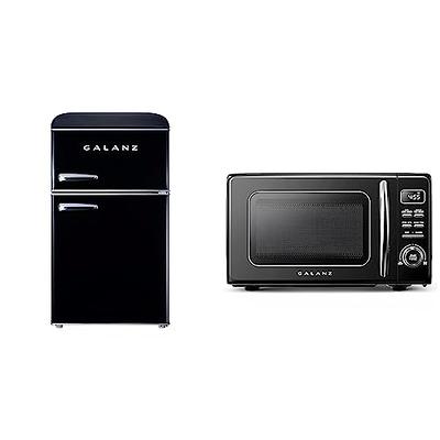 Galanz 1.1 cu. ft. Retro Countertop Microwave in Black