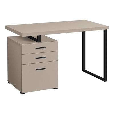 Leon Collection leon-87wb-s 87 3 PC Desk Home Office Suite with Metal