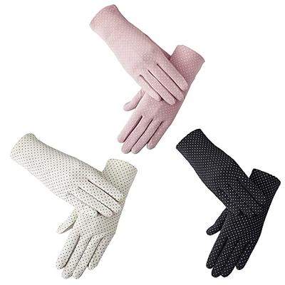 OHRAIN 2 Pairs Anti-UV Gloves Full Finger Sun Protective UPF 50+ Women's  Gloves Touchscreen for Golf, Driving, Hiking, Riding (Black+Pink) - Yahoo  Shopping