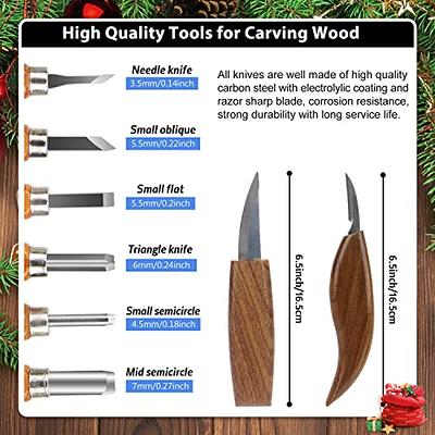 Wood Carving Tools Knife Set 20PCS DIY Wood Carving Kit for