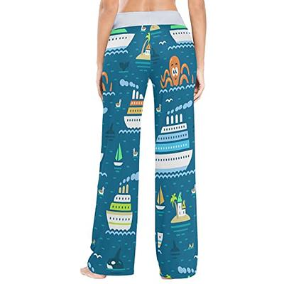 Cruise Ships Ocean Women's Pajama Pants Casual Sleepwear