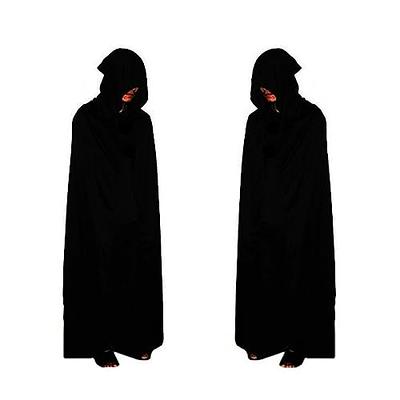 kids black hooded cloak