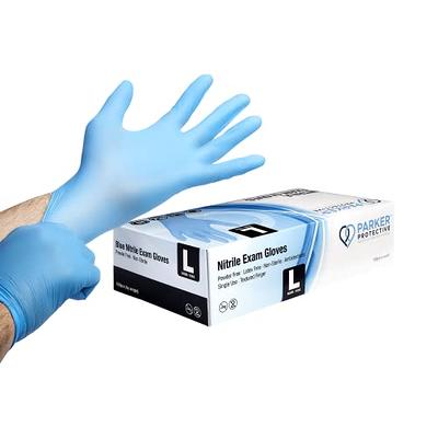 100ct Care Blue Nitrile Glove, 3.5mil