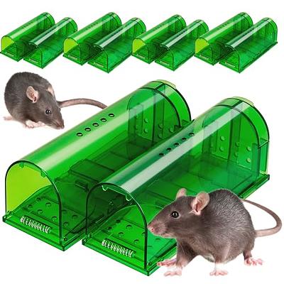 Black+decker Rat Trap Outdoor and Rat Traps Indoor - Mousetraps Indoor for Home Touch Free and Reusable Pest Control (8-Pack)