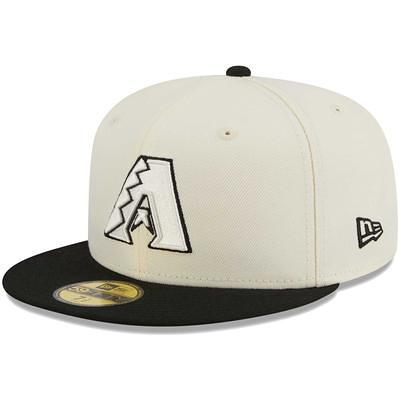 Men's New Era Black Arizona Diamondbacks Throwback Corduroy 59FIFTY Fitted Hat