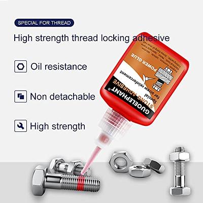 Guoelephant 15ML Red Threadlocker Universal Metal Glue High Strength  Anaerobic Curing Sealant Heavy Duty Screw Glue Repair. - Yahoo Shopping