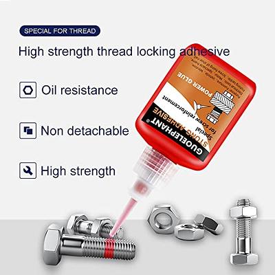 Guoelephant 15ML Red Threadlocker Universal Metal Glue High