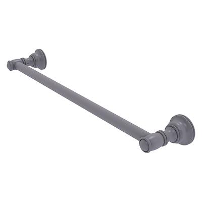 Allied Brass Carolina 36-in Matte Gray Wall Mount Single Towel Bar