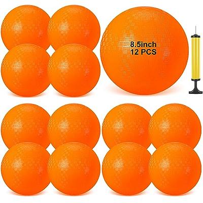 Honoson 12 Pack Playground Ball 8.5 Inch Dodgeballs for Kids