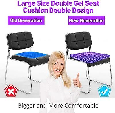 Large Gel Seat Cushion For Long Sitting, Gel Cushion For