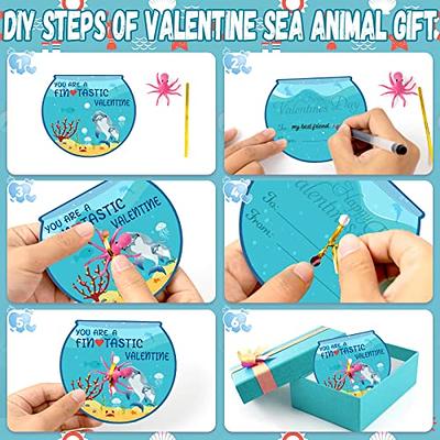 VABAMNA Kids Valentines Day Gifts for School - 36 Pack Valentines Exchange  Cards with Mini Dinosaur Figures for Classroom Exchange Gifts, Toddlers  Girls Boys Va… in 2023