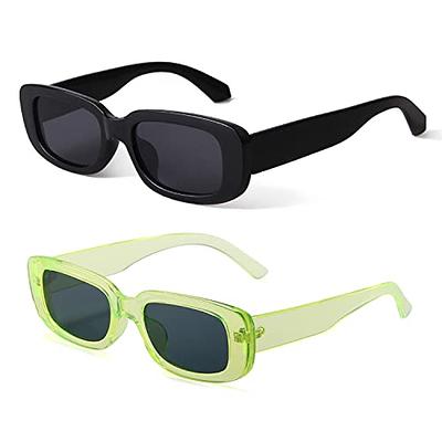 SOJOS Polarized Narrow Square Cateye Sunglasses for Women Retro Trendy  Driving Glasses SJ2169