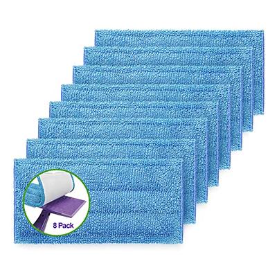 HOMEXCEL Microfiber Mop Pads Compatible with Swiffer Wet Jet,Reusable  Machine Washable Swiffer WetJet Mop Pad Refills,Mop Head Replacements for  Multi