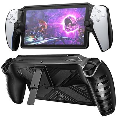Mooroer Case Compatible with Sony Playstation Portal, PS5 Portal Protective  Case with Comfortable Ergonomic Grip & 6 Thumb Stick Caps, Playstation