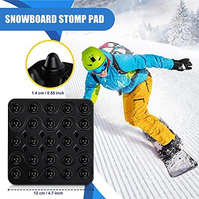 BeapTcely Black Snowboard Stomp Pads, Anti Slip Snowboard Grip Pad Mat Self  Adhesive Rubber Ski Snowboard Stomp Pad Provides Extra Grip for Snowboarding  for Men Women (1) - Yahoo Shopping