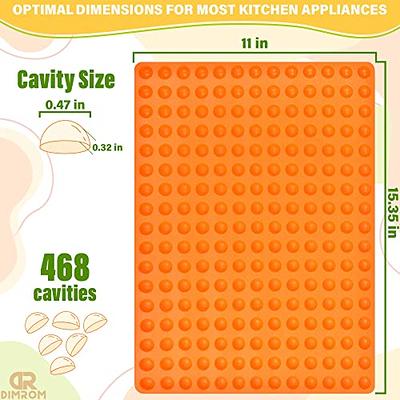 Orange Silicone Molds for Candy - Semi Sphere Chocolate Molds Silicone  Shapes Non Stick Baking Sheet Gummy