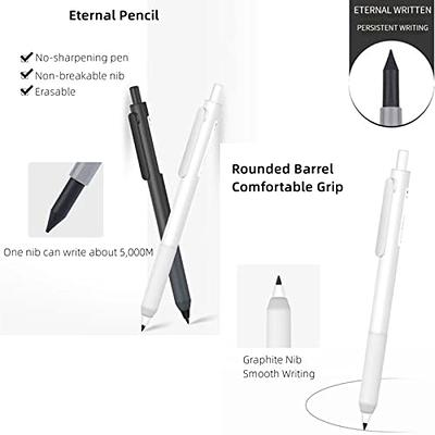 LELEBEAR Infinity Pencil,Infinity Pencil Infinity Pencil from Tiktok,New  Technology Mechanical Eternal Pencil No Ink Infinity Stationery Unlimited  Writing Pens (Black 6pcs) - Yahoo Shopping