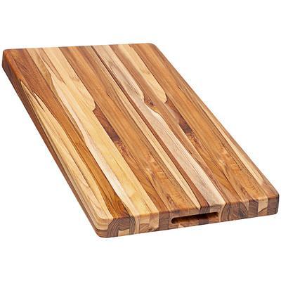  TeakHaus Edge Grain Carving Board w/Hand Grip (Rectangle)