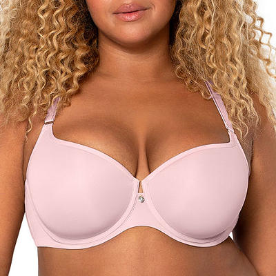 Curvy Couture Tulip Smooth T-Shirt Bra-1274, C, Pink - Yahoo Shopping