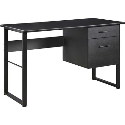 Realspace X Cross 48 W Computer Desk With File Cabinet Black - Office Depot