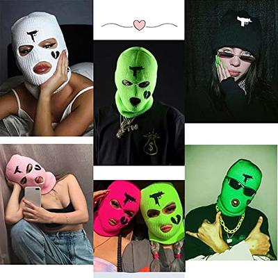 TopHeadwear's 3 Hole Face Ski Mask, Neon Green 