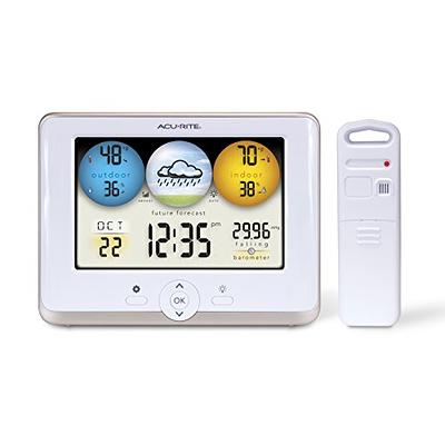 BENTISM 7-in-1 Wireless Weather Station with Sensor Atomic Clock,  Indoor/Outdoor Temperature, Indoor/Outdoor Humidity, Personalized Forecast