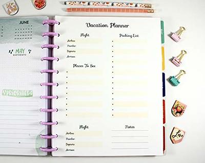 Weekly Dinner Planner Inserts for 9-Disc Classic Happy Planner, Classic Happy  Planner Meal Planner, Pre-punched Happy Planner Inserts, Grocery List -  Yahoo Shopping