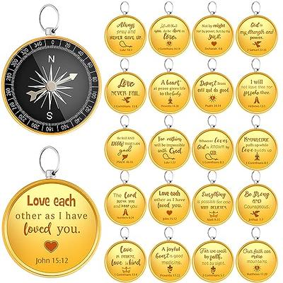 Zonon 100 Pcs Bible Verse Quote Engraved Compass Church Gifts Bulk  Religious Christian Gifts for Men Women First Communion Gifts for Boys  Girls Inspirational Camping Compass for Baptism Confirmation - Yahoo  Shopping