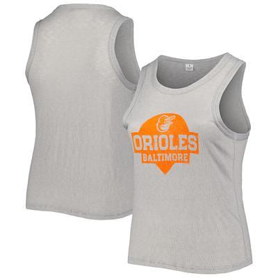 Women's Concepts Sport Cream/Gray Baltimore Orioles Pendant French Terry Long Sleeve Top Size: Large