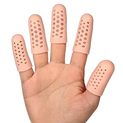 Kris-kikomy Gel Finger Protectors Finger Caps Silicone Fingertips  Protection - Finger Cots Great For Trigger Finger, Finger Arthritis, Finge