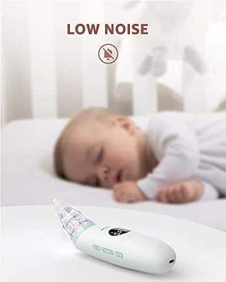 Baby Nasal Aspirator, Electric Nose Booger Sucker for Baby, Automatic Baby  Nose Cleaner USB Rechargeable with 5 Suctions Modes, Music & Colorful Light