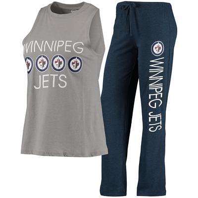 Women's Concepts Sport Gray/Navy Winnipeg Jets Meter Tank Top