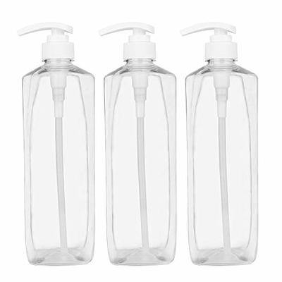 Tanlade Plastic Pump Bottle Dispenser Empty Shower Refillable Dispenser  Shampoo and Conditioner Dispenser Shampoo Bottles Green Amber Soap  Dispenser for Body Wash Lotion Containers (7 Oz, 48 Pcs) - Yahoo Shopping