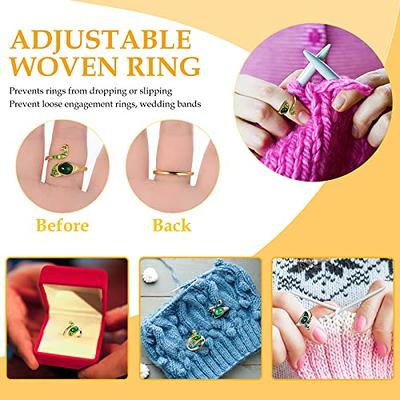 Sibba Knitting Crochet Ring Supplies Blocking Mats Board Yarn Crocheting  Adjustable Finger Guide Pins Guard Holder Thimble Knit Cord Machine Picks  Tags Loop Counting Hook Set Accessories Kit (8) - Yahoo Shopping